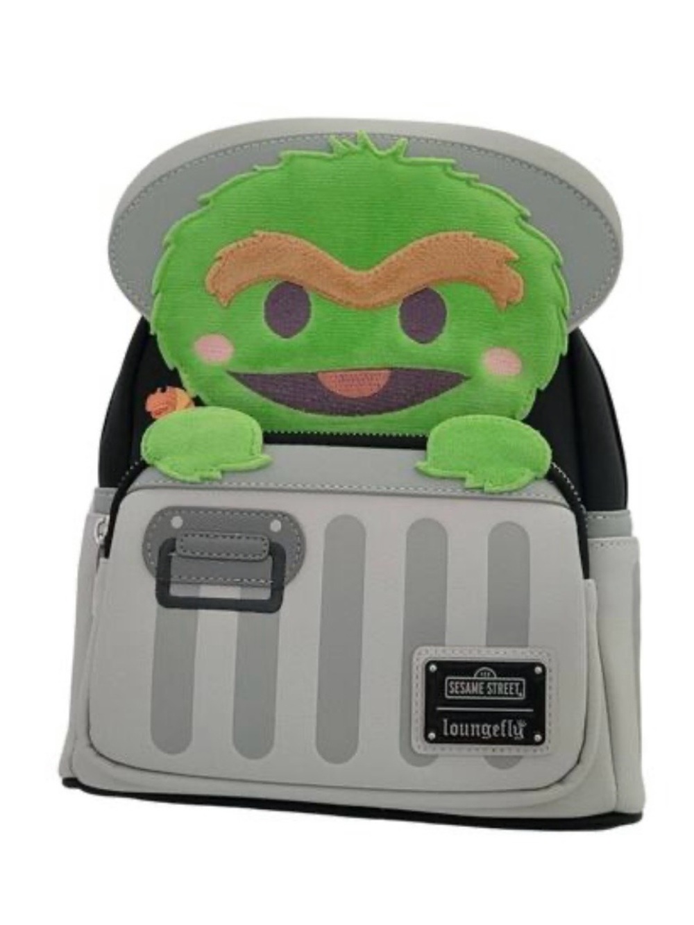 Loungefly x Sesame Street Oscar the Grouch Green Mini Backpack